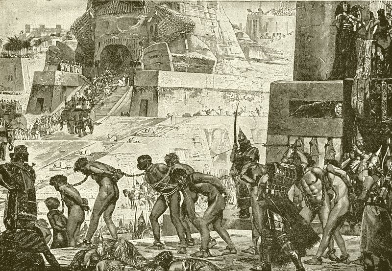 Sacrificio di vittime umane a Baal da English School