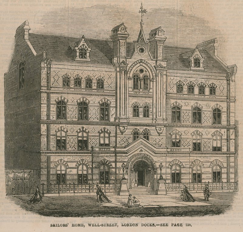 Casa dei Marinai, Well Street, London Docks da English School