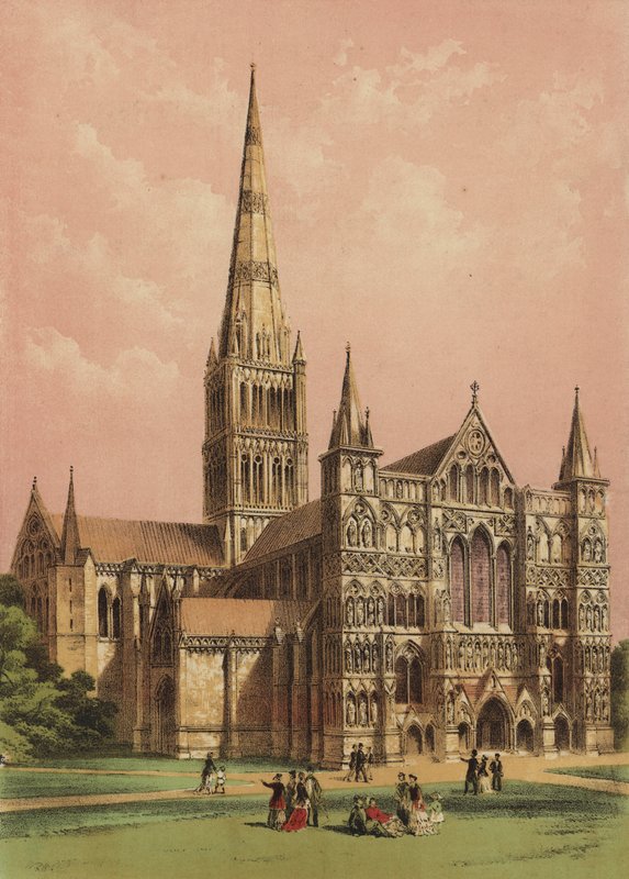 Cattedrale di Salisbury, Wiltshire da English School
