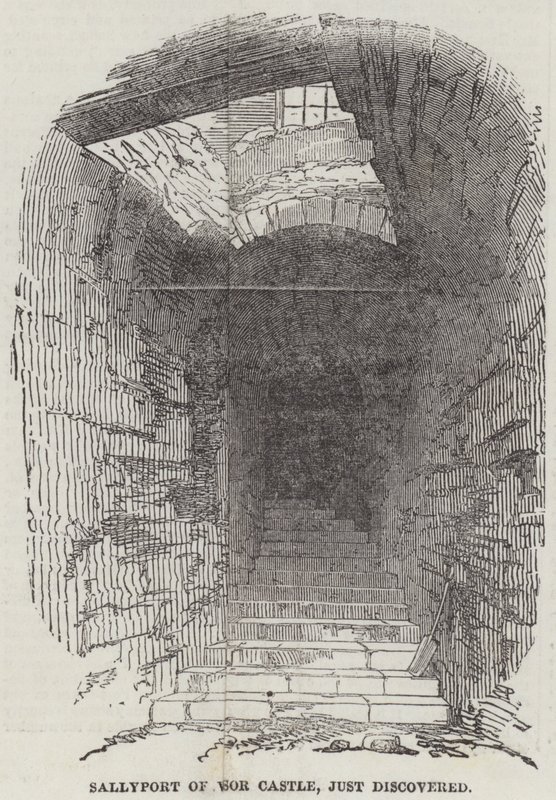 Sallyport del Castello di Windsor, appena scoperto da English School