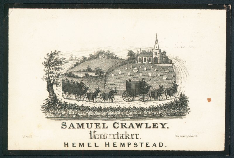 Samuel Crawley, impresario di pompe funebri da English School
