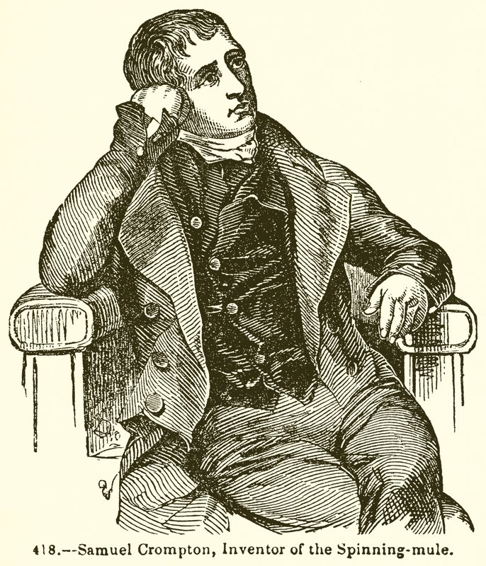 Samuel Crompton, inventore del mulo da filatura da English School