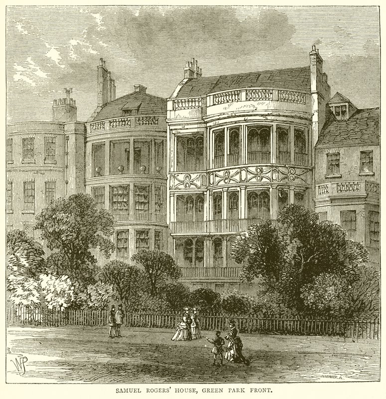 Casa di Samuel Rogers, Fronte del Green Park da English School