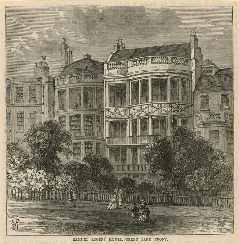 Casa di Samuel Rogers, fronte del Green Park da English School