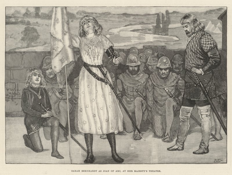 Sarah Bernhardt come Giovanna d