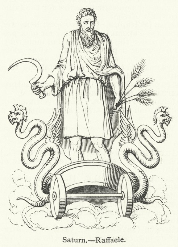 Saturno (incisione) da English School