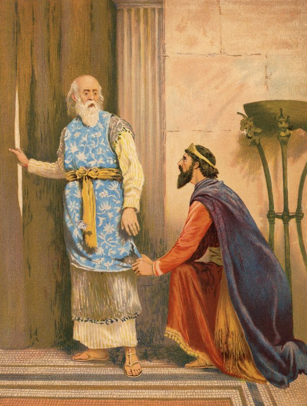 Saul e Samuele, I Samuele, XV, 27 da English School