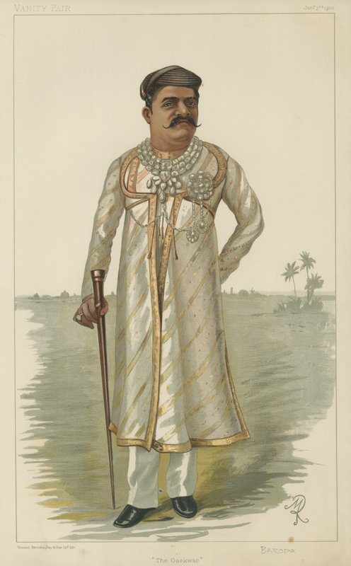 Sayajirao Gaekwad III, il Gaekwar di Baroda da English School