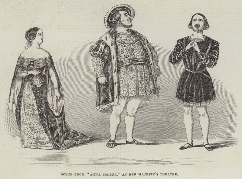 Scena da "Anna Bolena," al Her Majesty