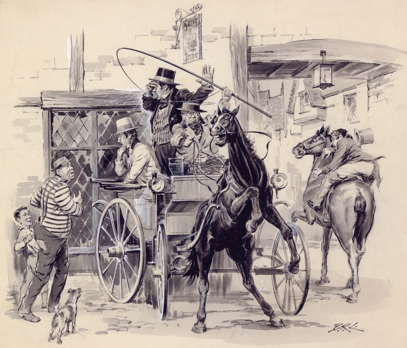 Scena dai Pickwick Papers da English School