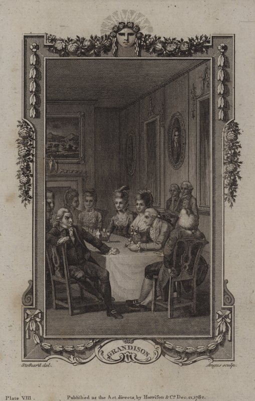 Scena da La Storia di Sir Charles Grandison, di Samuel Richardson da English School