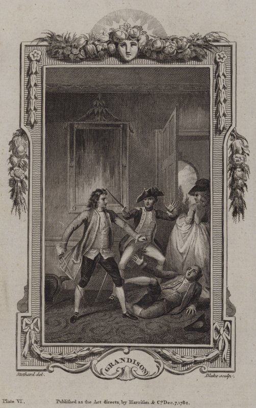 Scena da The History of Sir Charles Grandison da English School