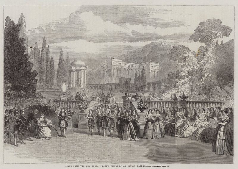 Scena dalla Nuova Opera, "Il Trionfo dell
