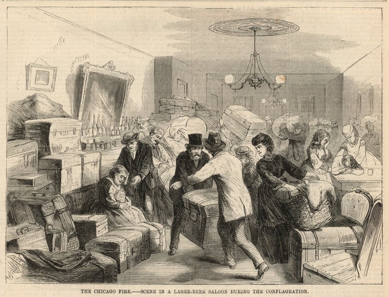 Scena in una birreria durante l