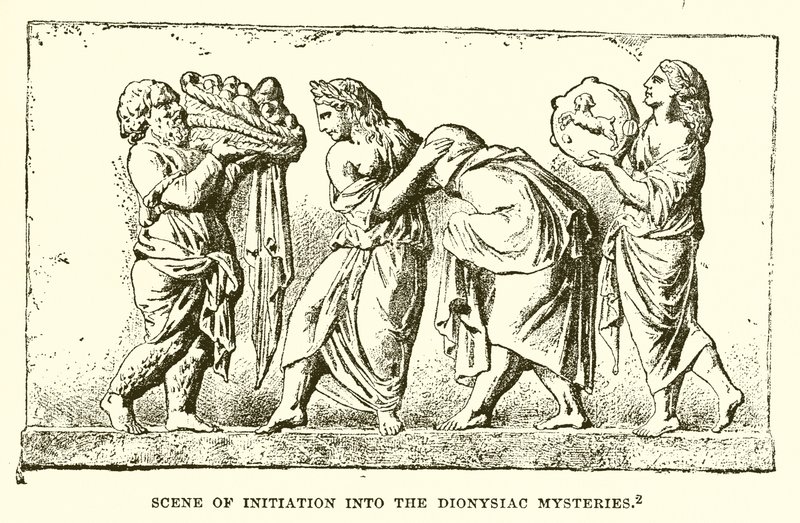 Scena di iniziazione ai misteri dionisiaci da English School