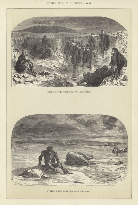 Scene dalla guerra di Crimea da English School