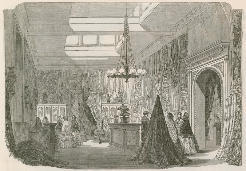 Schomberg House, Pall Mall - il reparto scialli da English School