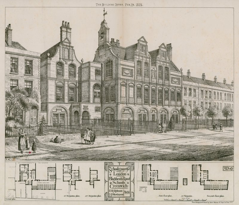 School Board per Londra, Blackheath Road Schools, Greenwich, Londra da English School