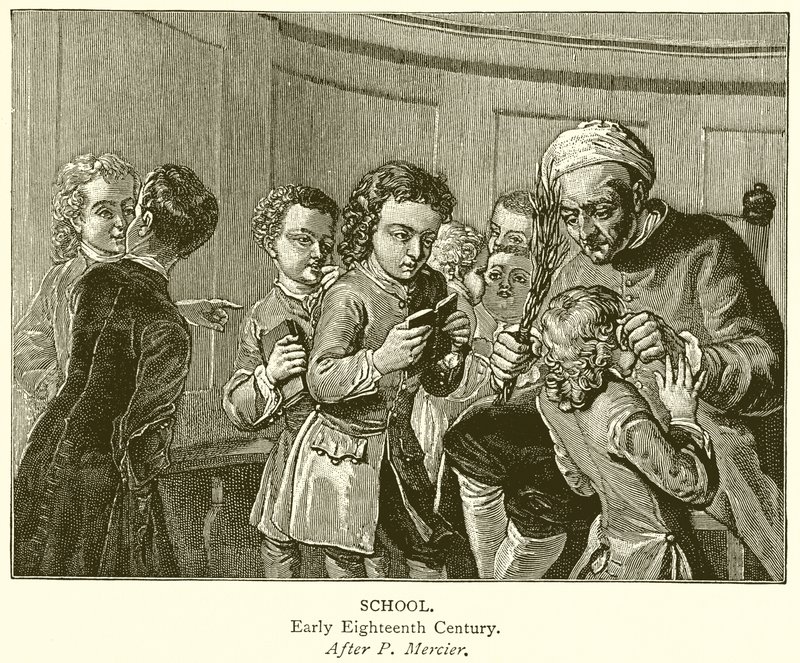 Scuola. Inizio del Diciottesimo Secolo da English School