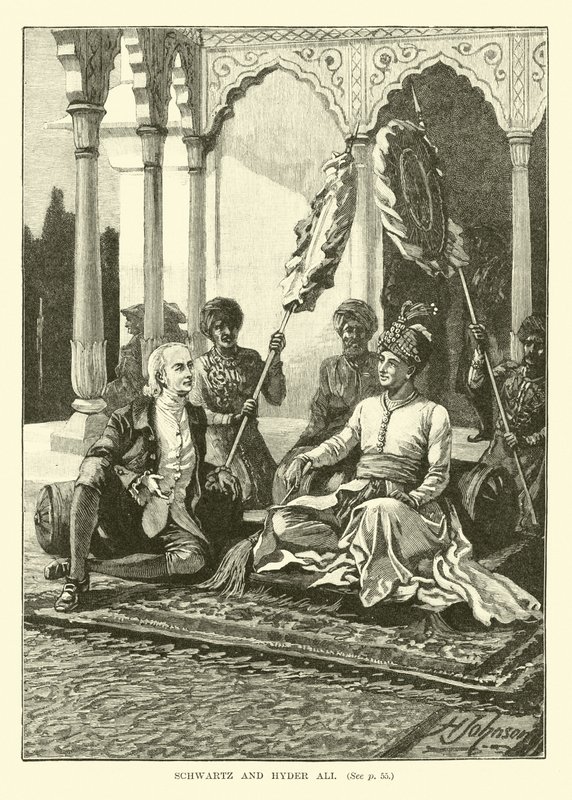 Schwartz e Hyder Ali da English School