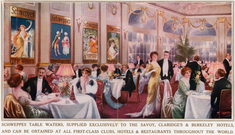 Acque da tavola Schweppes da English School
