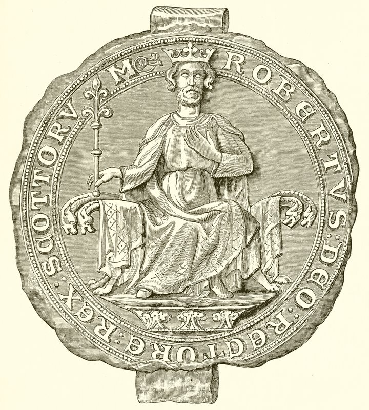Sigillo di Robert Bruce, re di Scozia da English School