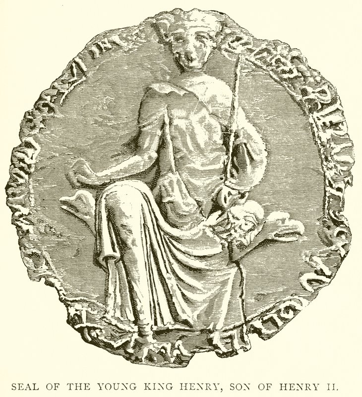 Sigillo del Giovane Re Enrico, Figlio di Enrico II da English School