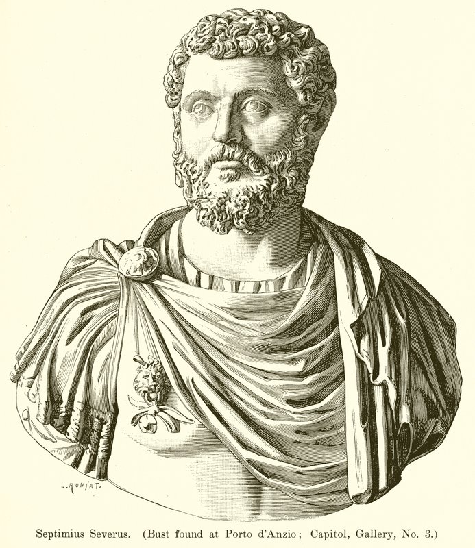 Settimio Severo (Busto trovato a Porto d