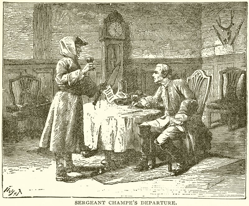 Partenza del sergente Champe da English School