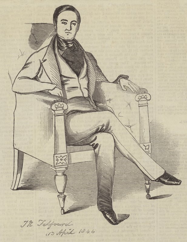 Serjeant Talfourd (incisione) da English School
