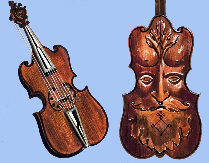 Viola a sette corde da English School