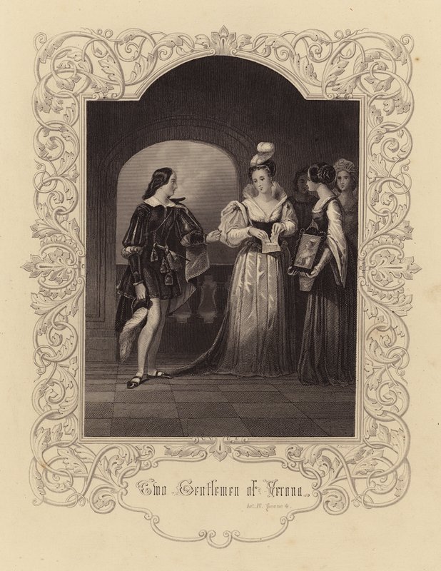 Shakespeare: I due gentiluomini di Verona, Atto IV, Scena 4 da English School