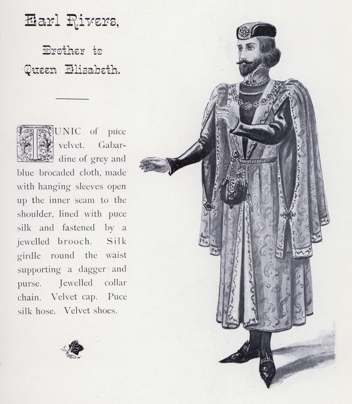 Re Riccardo III di Shakespeare: Conte Rivers, fratello della regina Elisabetta da English School