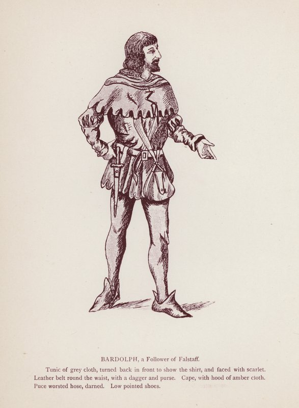 Le Allegre Comari di Windsor di Shakespeare: Bardolph, un Seguace di Falstaff da English School