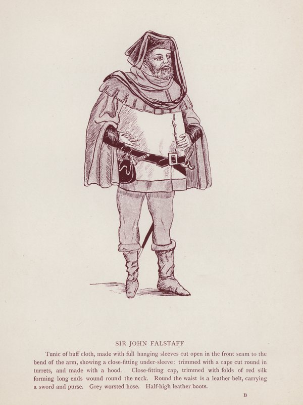 Le allegre comari di Windsor di Shakespeare: Sir John Falstaff da English School