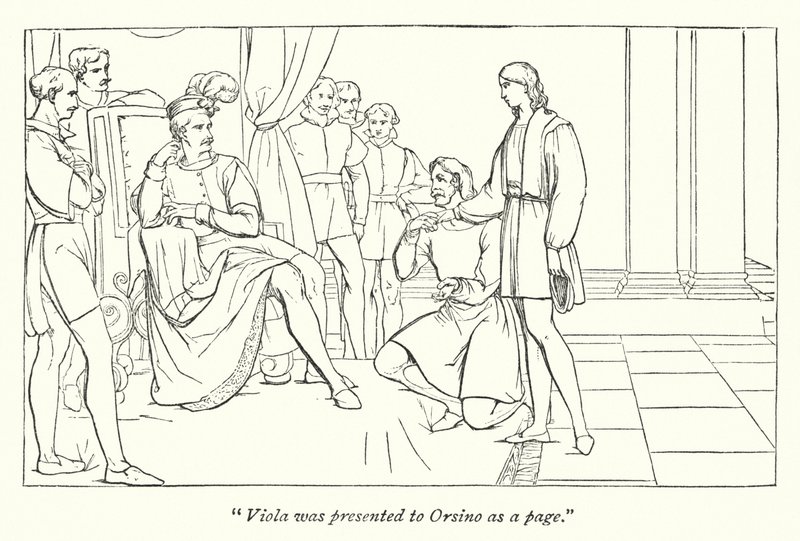 Shakespeare: La dodicesima notte; Il capitano presenta Viola a Orsino da English School