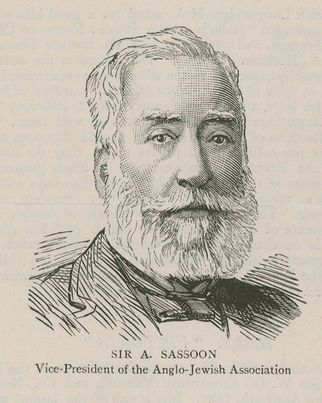 Sir A Sassoon, Vicepresidente dell