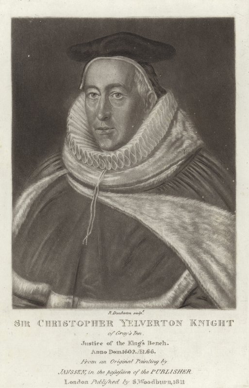 Sir Christopher Yelverton Cavaliere da English School
