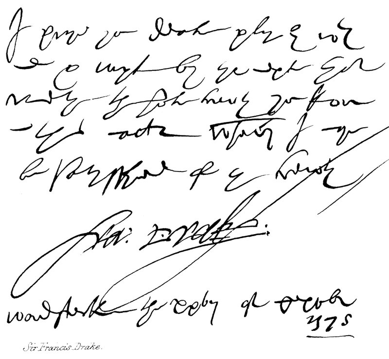 Sir Francis Drake da English School