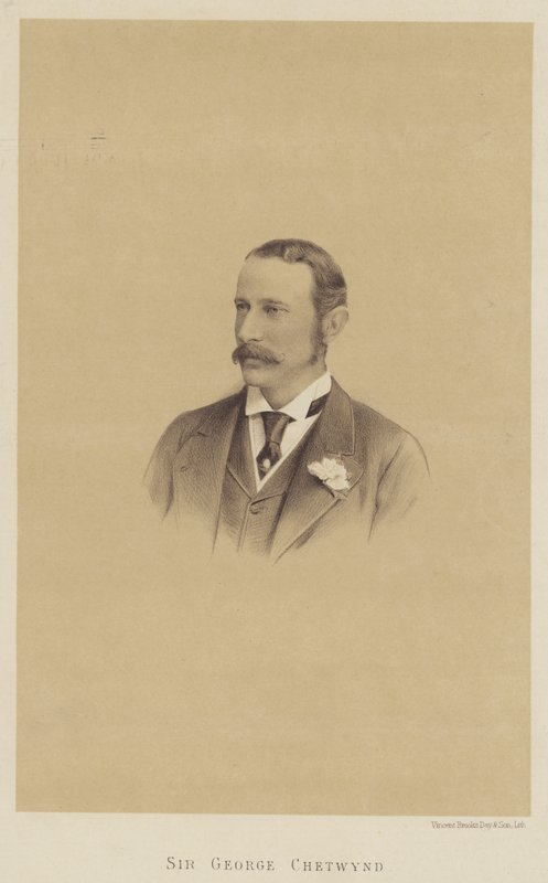 Sir George Chetwynd (litografia) da English School