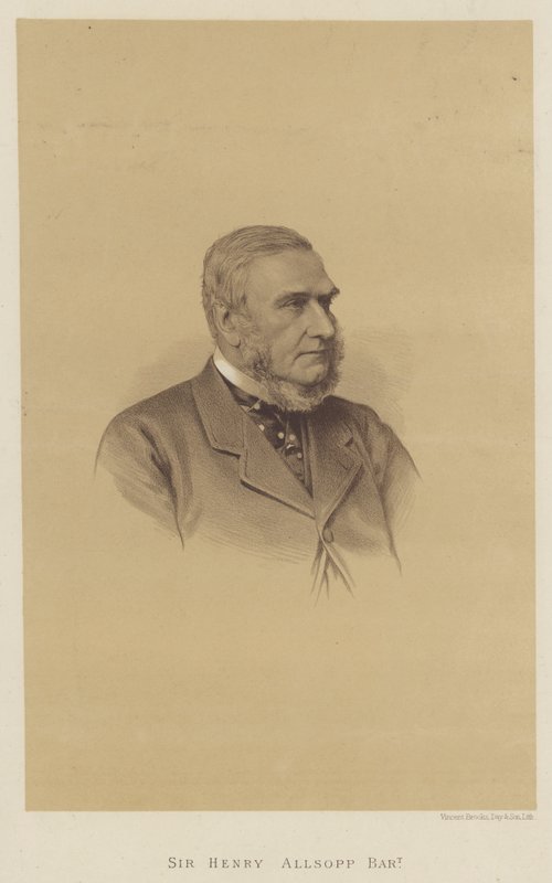Sir Henry Allsopp, Barone (litografia) da English School