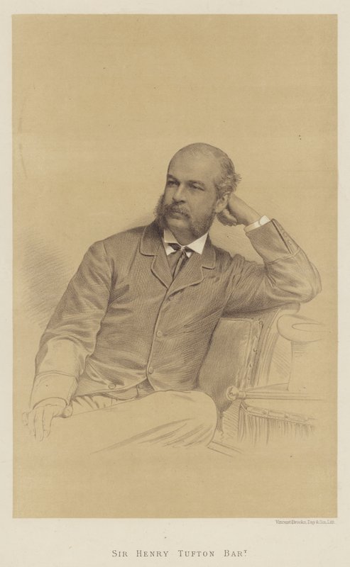 Sir Henry Tufton, Baronet (litografia) da English School