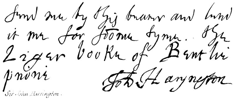 Sir John Harrington da English School