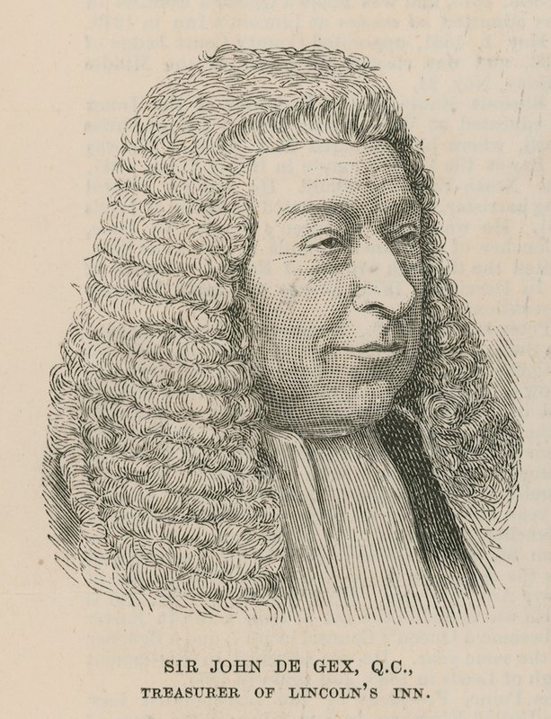 Sir John de Gex, Tesoriere di Lincolns Inn da English School