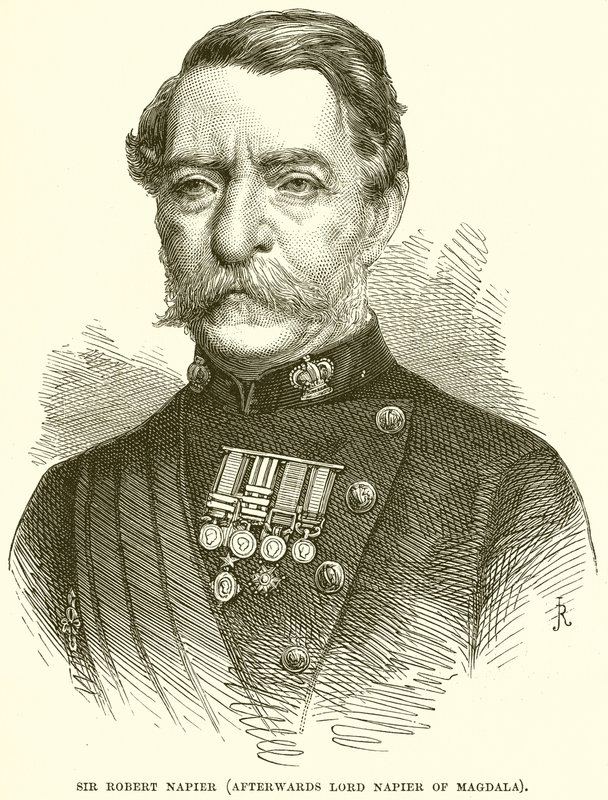 Sir Robert Napier (poi Lord Napier di Magdala) da English School