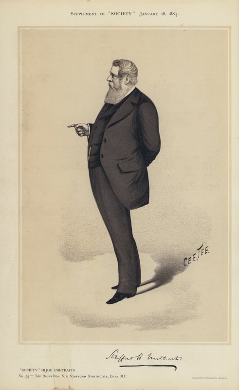Sir Stafford Northcote, MP da English School
