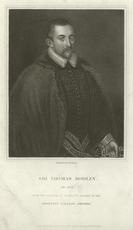 Sir Thomas Bodley, diplomatico e studioso inglese da English School