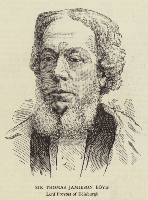 Sir Thomas Jamieson Boyd (incisione) da English School