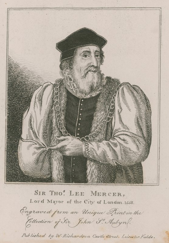 Sir Thomas Leigh, mercante, sindaco di Londra 1558 da English School