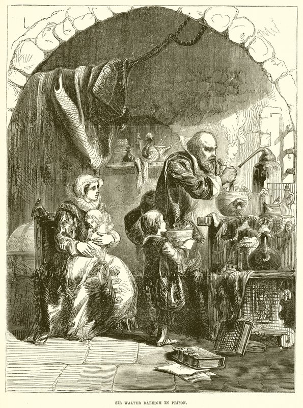 Sir Walter Raleigh in prigione da English School
